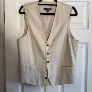 INC International Concepts Cream Vest